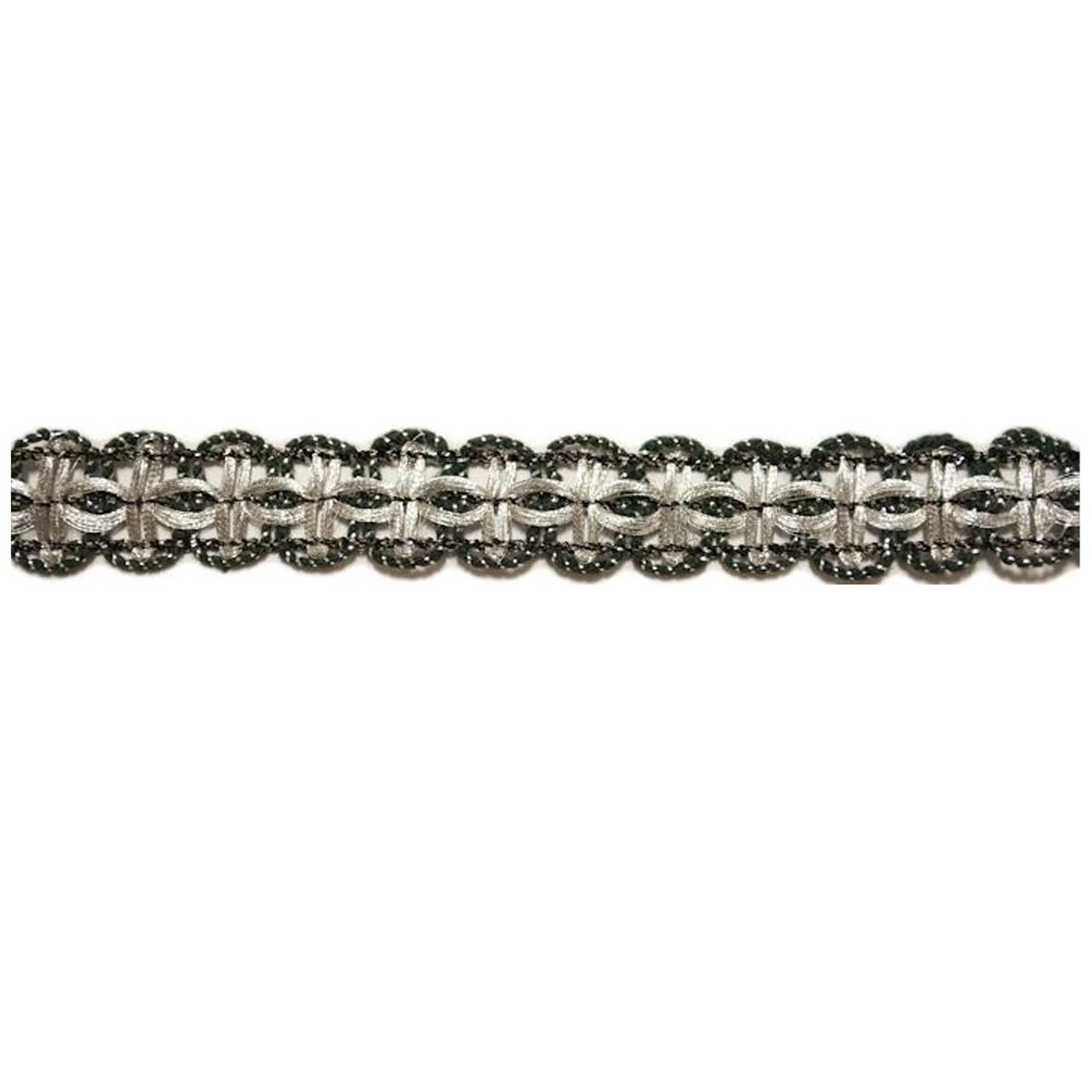 1 Yard Metallic Braided Gimp Trim for Clothing Dresses Accessories 5/8 Inch Width